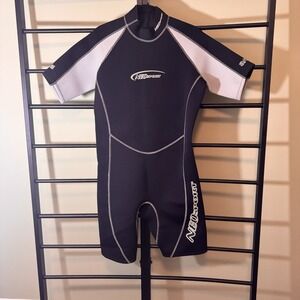 Neoprene Wetsuit Men's Neosport Shorty Back Zip Scuba Snorkel UNUSED Men's Large